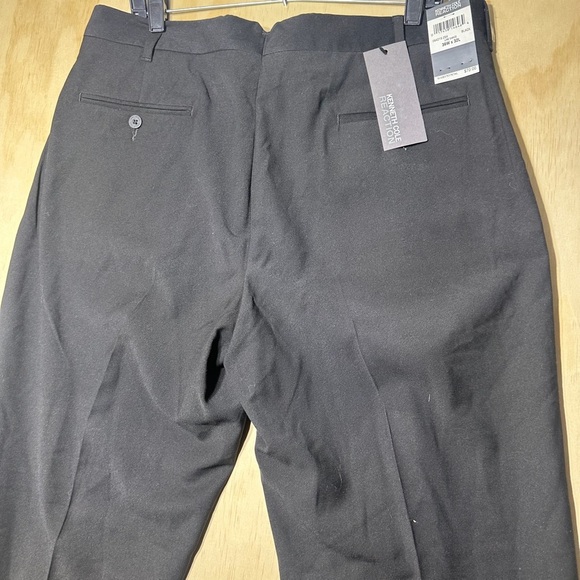 Kenneth Cole Reaction Unlisted Dress Slacks Pants 36X32 Black - Picture 9 of 12
